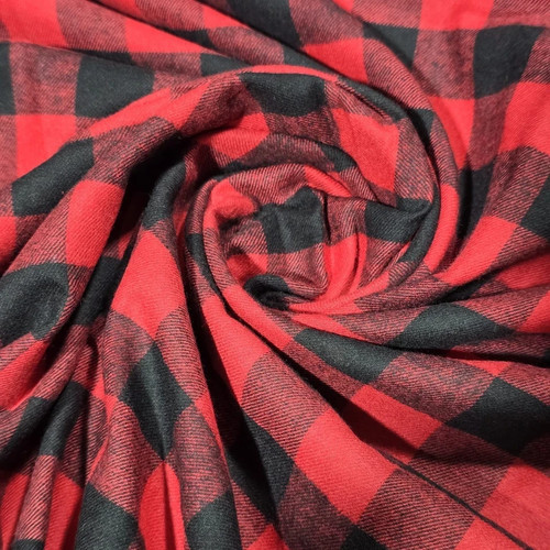 Soft brushed cotton flannel - soft,