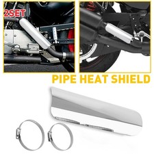 2x 9'' Motorcycle Chrome