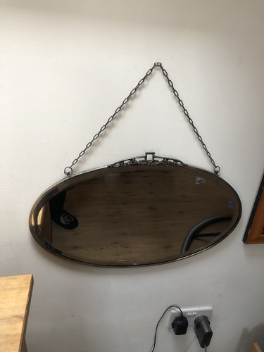 Art deco wall mirror - art,