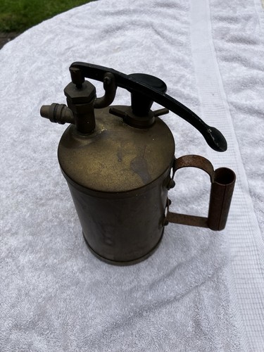 Vintage brass garden sprayer,