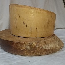 Wooden hat block millinery 