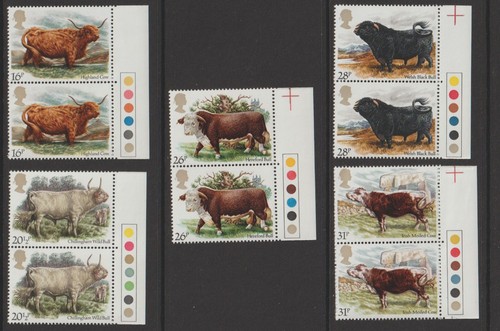 1984 british cattle mnh - 1984,