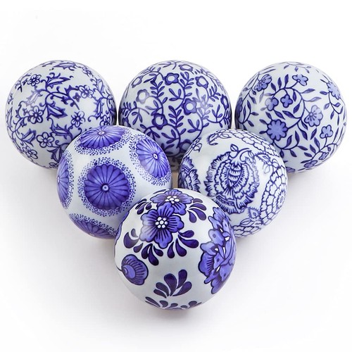 Decorative porcelain balls - porcelain,