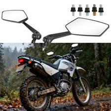 Pair Black 8mm 10mm Motorcycle