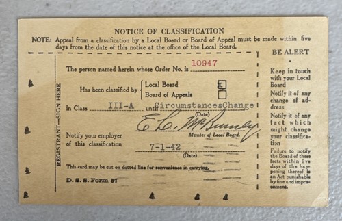 Vintage 1944 wwii selective - 1944,