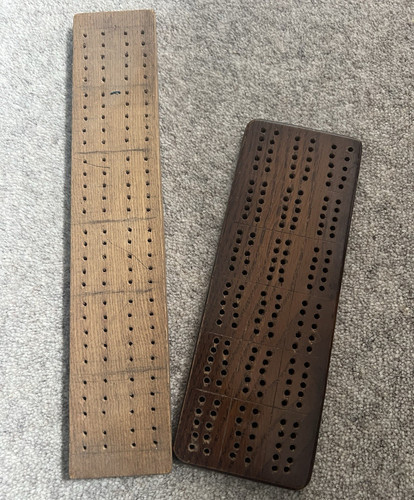 Vintage wooden cribbage - 2,