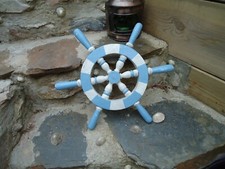 Ships wheel shabby - wheel, blue