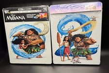 MOANA & MOANA 2 US EXCLUSIVE 4K UHD BLURAY STEELBOOKS **NEW & SEALED!**