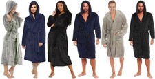 Soft Fleece Dressing Gown With