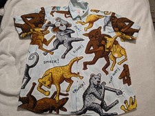 MAMBO Shirt 'Fighting Furry Animals' medium 24 p2p Australian Loud Reg Mombassa