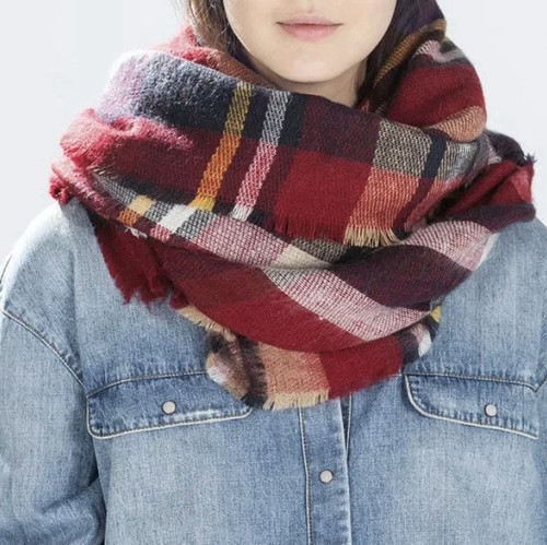 Zara extra large soft red - large,