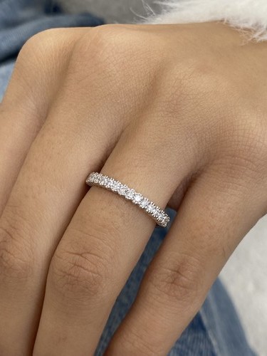 3ct tcw ring white gold - 0.3ct, 14k