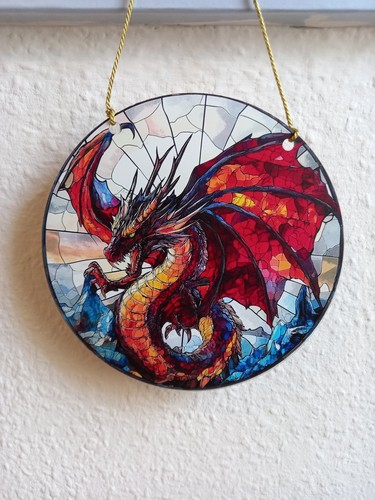Dragon perspex wall - dragon,