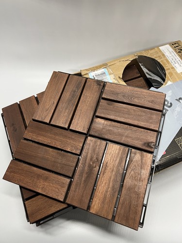Thyoi deck tiles - deck, teak