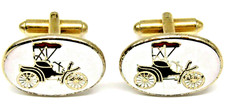 Vintage Car Cufflinks Gold