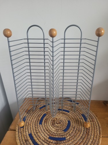 Vintage storage rack - cd,