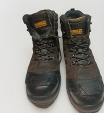 Dewalt Safety Boots Hadley UK  Size 10 Brown Waterproof Steel Toe Cap Footwear