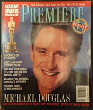 Premiere Magazine April 1992 Michael Douglas Oscars