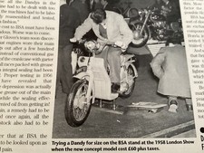 BSA DANDY  MOTORCYCLE ARTICLE lot 2