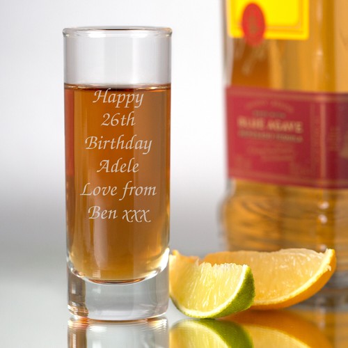 Personalised shot glass - glass, for