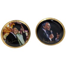 Frank Sinatra Musical Plates My Way and Witchcraft Decorative Decor