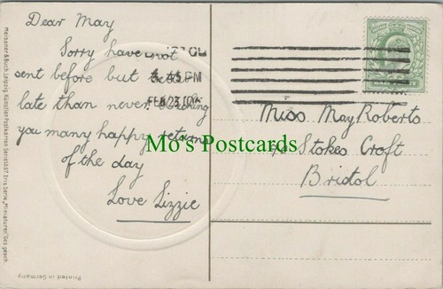 Genealogy postcard roberts - postcard,