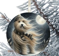 Bearded Collie Dog Hanging