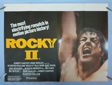 ROCKY II (1979) excellent condition original UK QUAD POSTER - Sylvester Stallone
