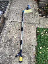 Telescopic Window Cleaner 4.0m Extendable Brush Wash Head Squeegee