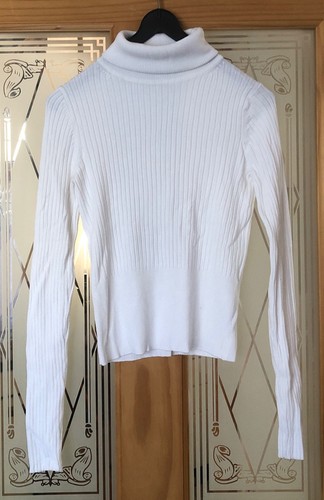 White zara long - sleeve, roll
