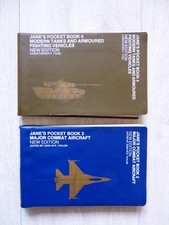 Jane's Pocket Book 2 Major Combat Aircraft & Book 4 Modern Tanks & Armoured