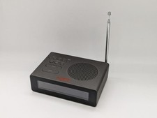 NO CABLE John Lewis Spectrum Clock radio DAB FM digital alarm grey READ DESCR