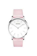 Sekonda Ladies Pink Leather Strap 36mm Casual Watch 2687