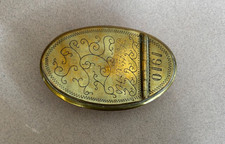 Antique miners brass pocket - miners,