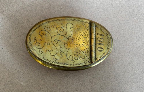 Antique miners brass - antique, pocket