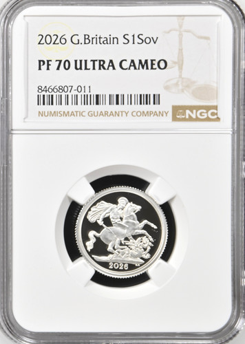 Silver sovereign proof - silver, 2026