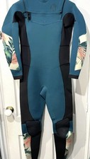 BILLABONG Ladies Salty Dayz 3/2mm Chest Zip Surfing Wetsuit Size 12