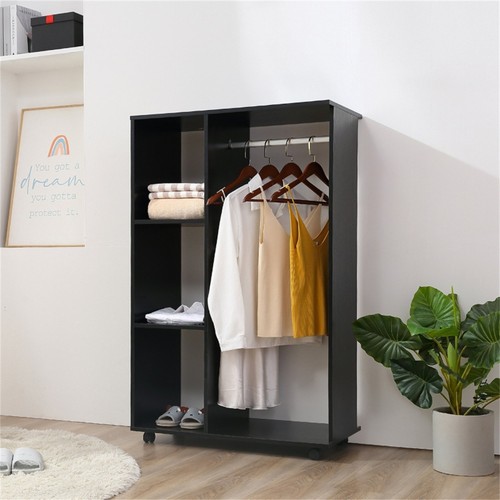 Rolling wardrobe black - rolling,