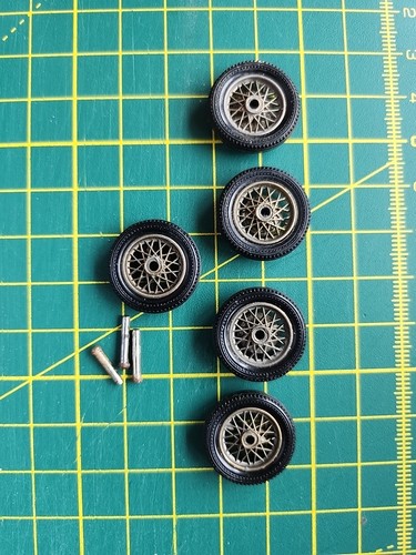 Corgi bentley spare wheels - bentley,