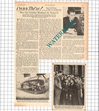 Catalina Flying Boat Bismarck RAF Coastal Command WW2  1941 2-Part News Clipping