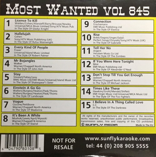 Sunfly most wanted - wanted,