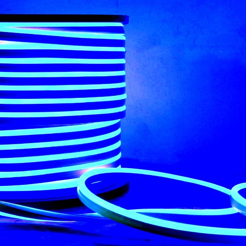 Blue led neon flex 220v - neon, 240v