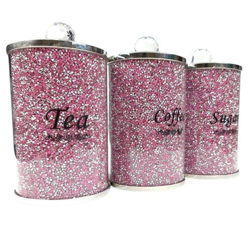 Pink canister crystal crushed - pink,