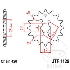 JT JTF1129.14 Sprocket 14