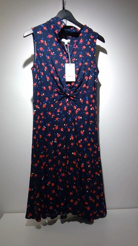 Monsoon navy floral sleeveless - navy,