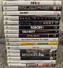 16 Xbox 360 Game Bundle - Microsoft Video Game Joblot