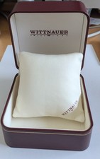 ORIGINAL Swiss WITTNAUER Watch Box FAUX LEATHER Interior + Watch CUSHION