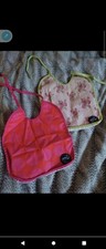 2x bibs by Skibz Feederz vgc baby feeding Waterproof Backing