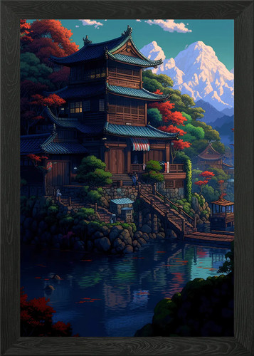 Beautiful morning framed - 02,