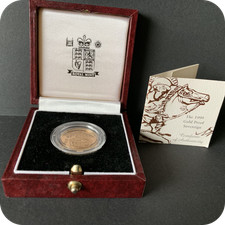 1999 Proof Full Gold Sovereign